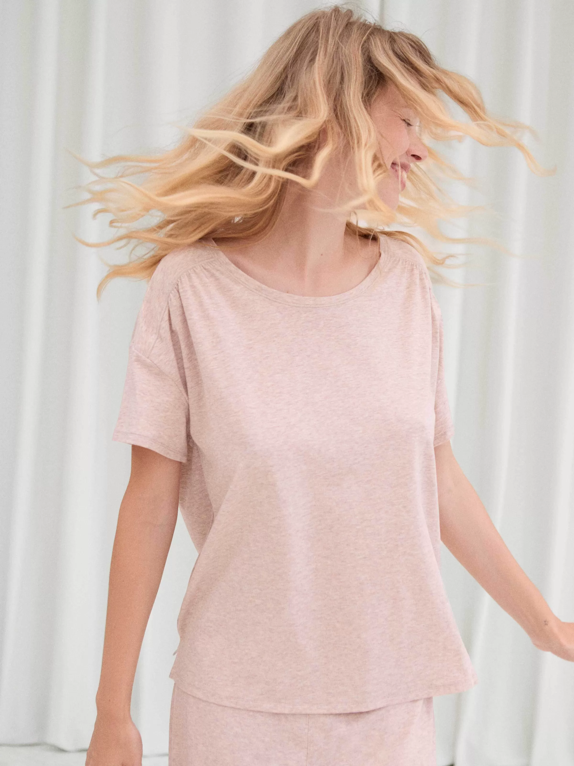Darjeeling Charme - T-shirt de pyjama à manches courtes< Hauts De Pyjama