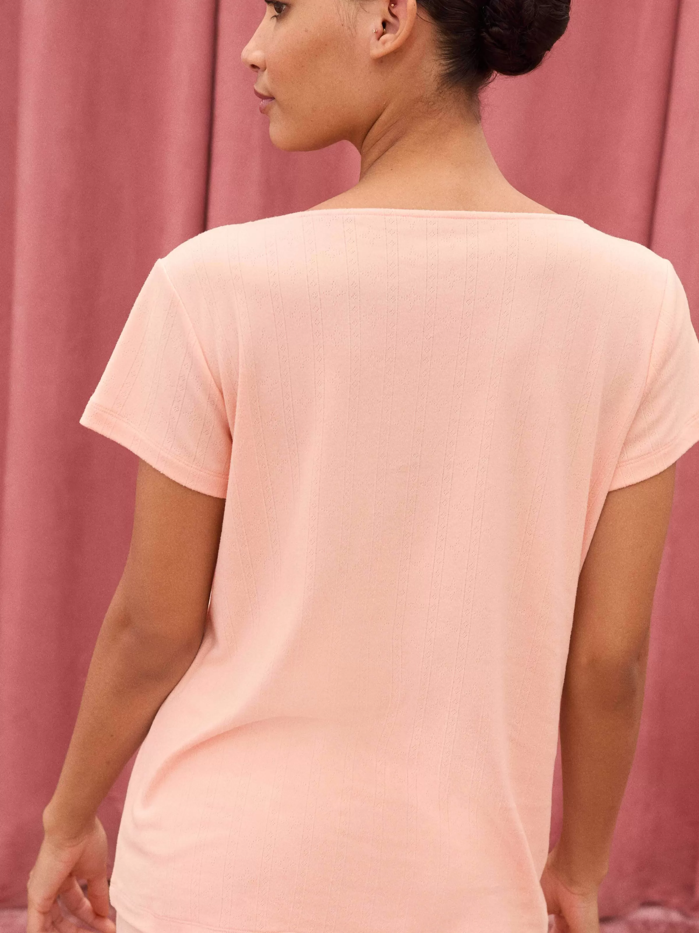 Darjeeling Sakura - T-shirt de pyjama à manches courtes< Hauts De Pyjama